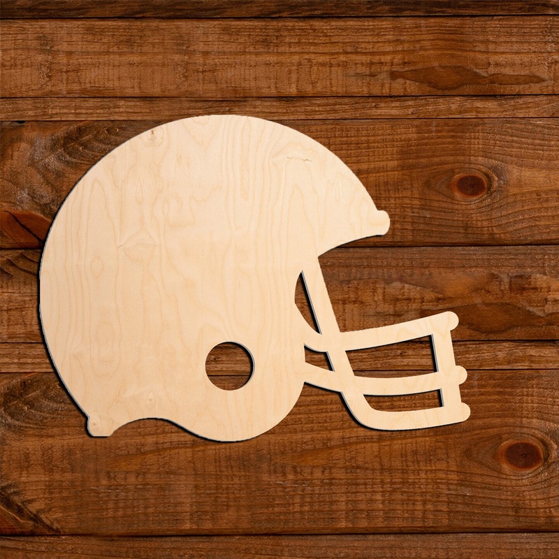 20.5 in. Unfinished Football Helmet