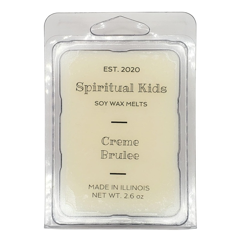 Creme Brulee Soy Wax Melts 2.6oz 6 cubes Hand Poured with Fragrant/Essential Oils! | Food Scented Wax Melts | Birthday Gift | Christmas Gift |