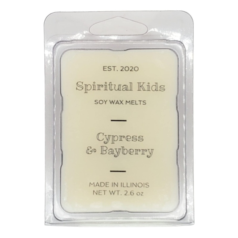Cypress & Bayberry Soy Wax Melts 2.6oz 6 cubes Hand Poured with Fragrant/Essential Oils! | Woodsy Wax Melts | Nature Wax Melts | Birthjday Gift | Christmas Gift |