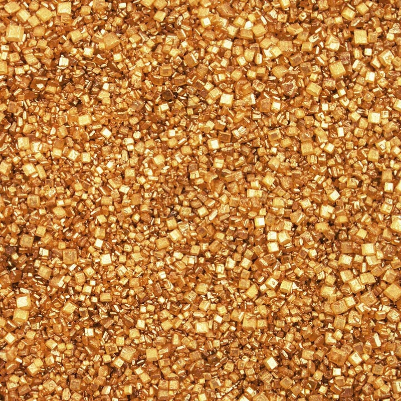 Gold Pearl Sugar Sand Sprinkles