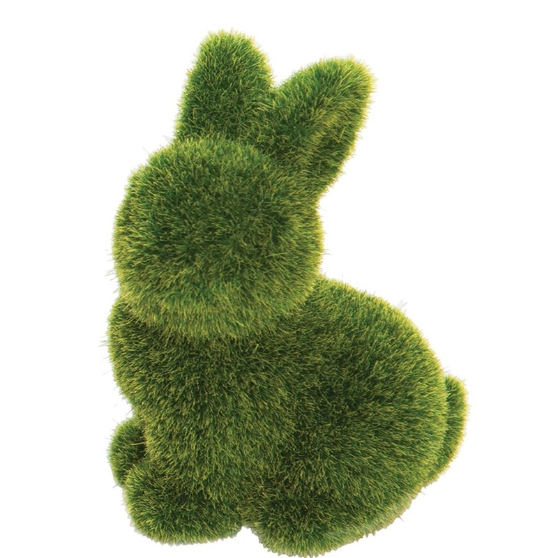 Green Easter Bunnies Figurines Set of 12