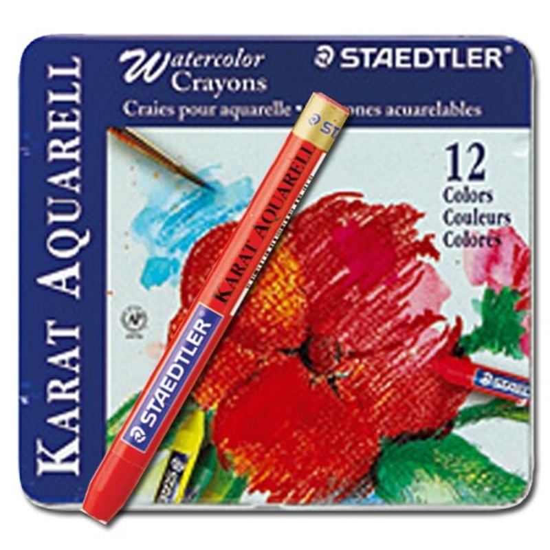 KARAT AQUARELL WATERCOLOR CRAYON 12 COLOR SET