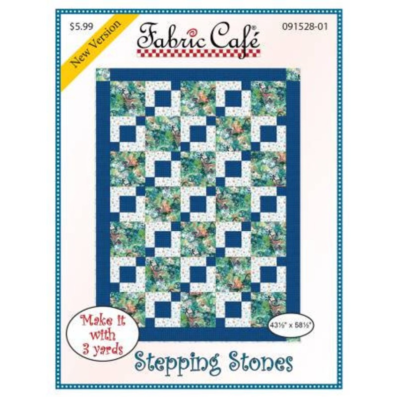 Stepping Stones Pattern New  for Fabric Cafe 43.5×58.5