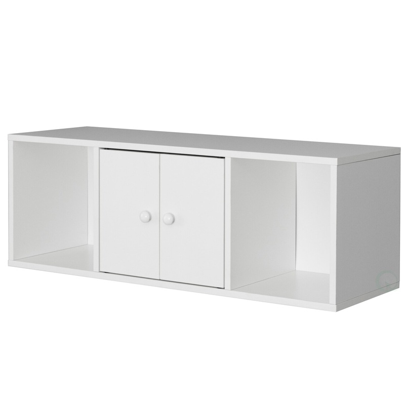 Wall Mounted Computer Cabinet Floating Hutch
