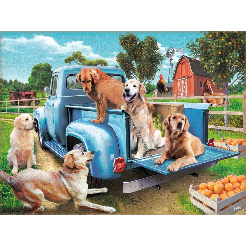 Sunsout Golden Summer 500 pc   Jigsaw Puzzle 42272