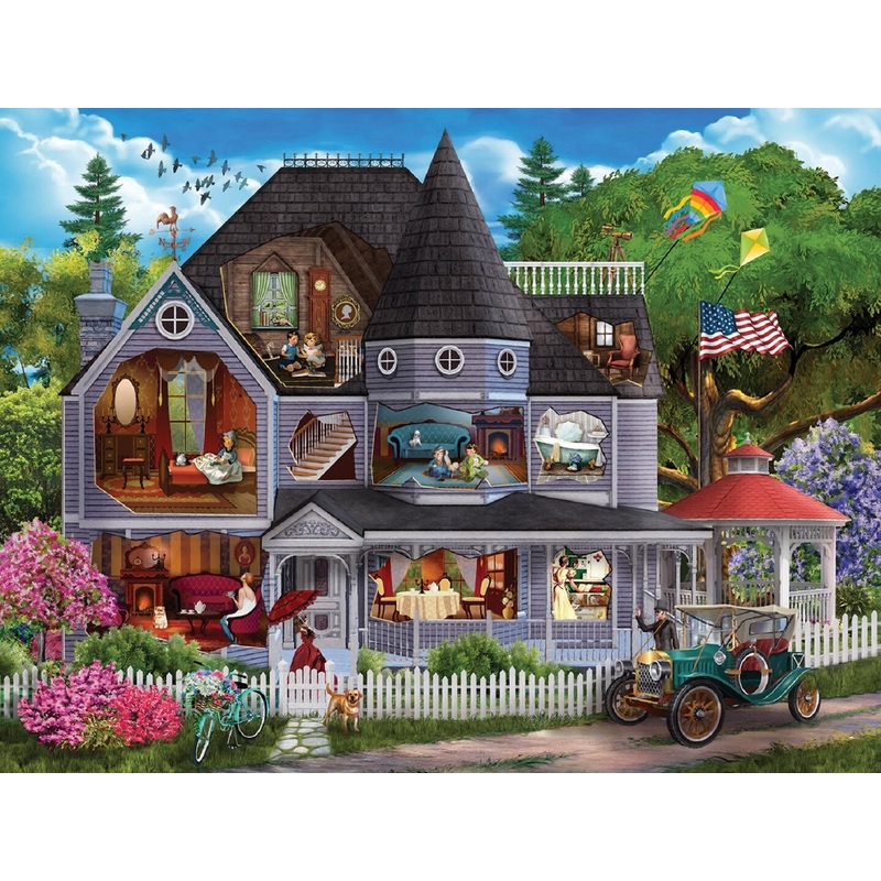 Sunsout Victorian House 300 pc   Jigsaw Puzzle 29714
