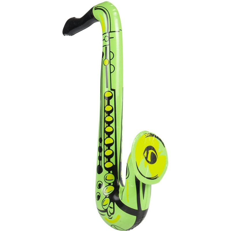 24″ Inflatable Green Jazz Instrument Costume Party Decoration Saxophone