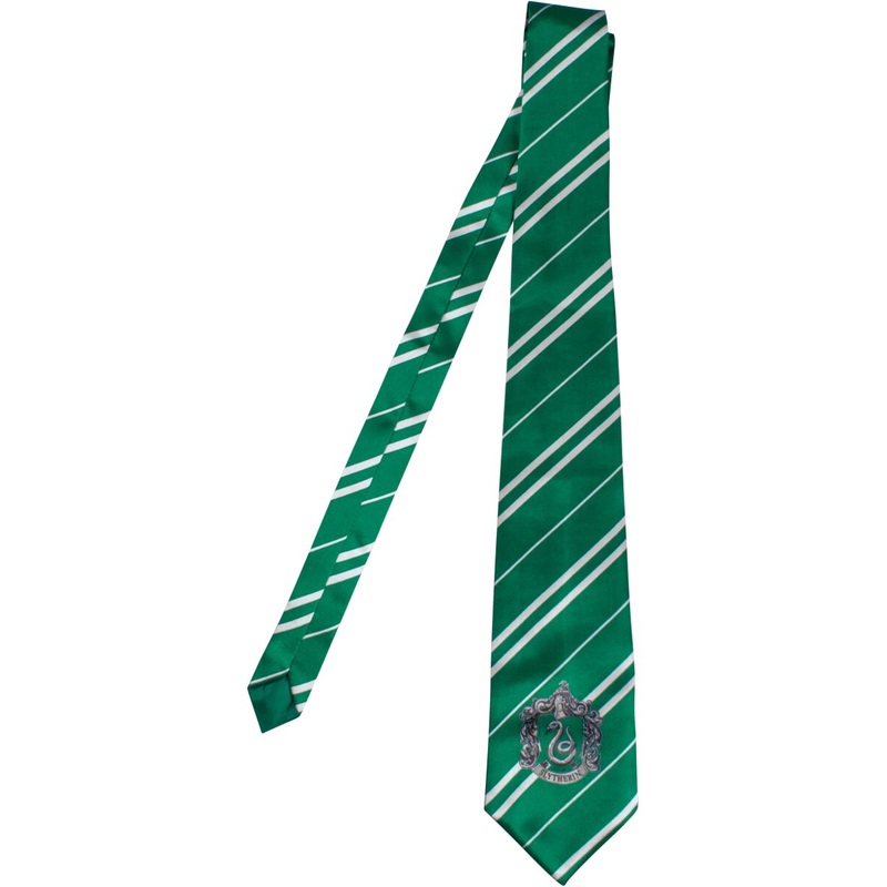 Adults Harry Potter Hogwarts School Slytherin Tie Costume Accessory
