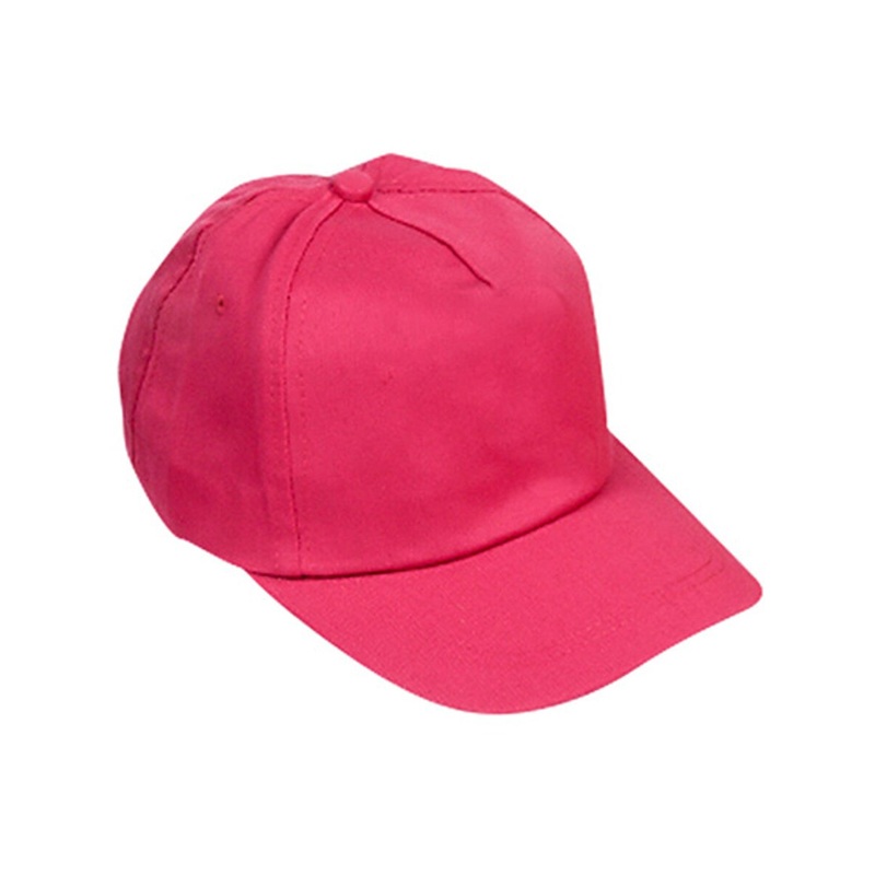 Adults Pink Color Baseball Hat Costume Accessory