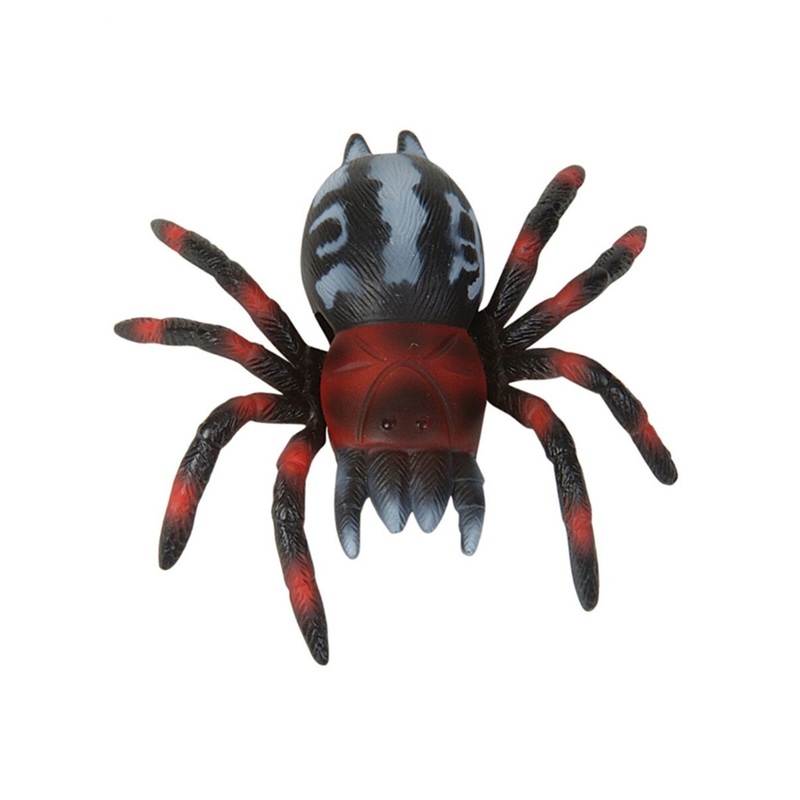 Adventure Planet 4″ Black Red Grey Gray Sticky Wall Walking Toy Spider