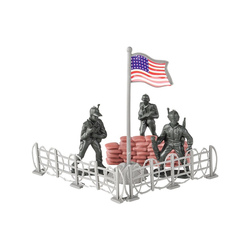 Armament Miniature Toy Military Plastic Army Soldiers Jet Play Set Mix