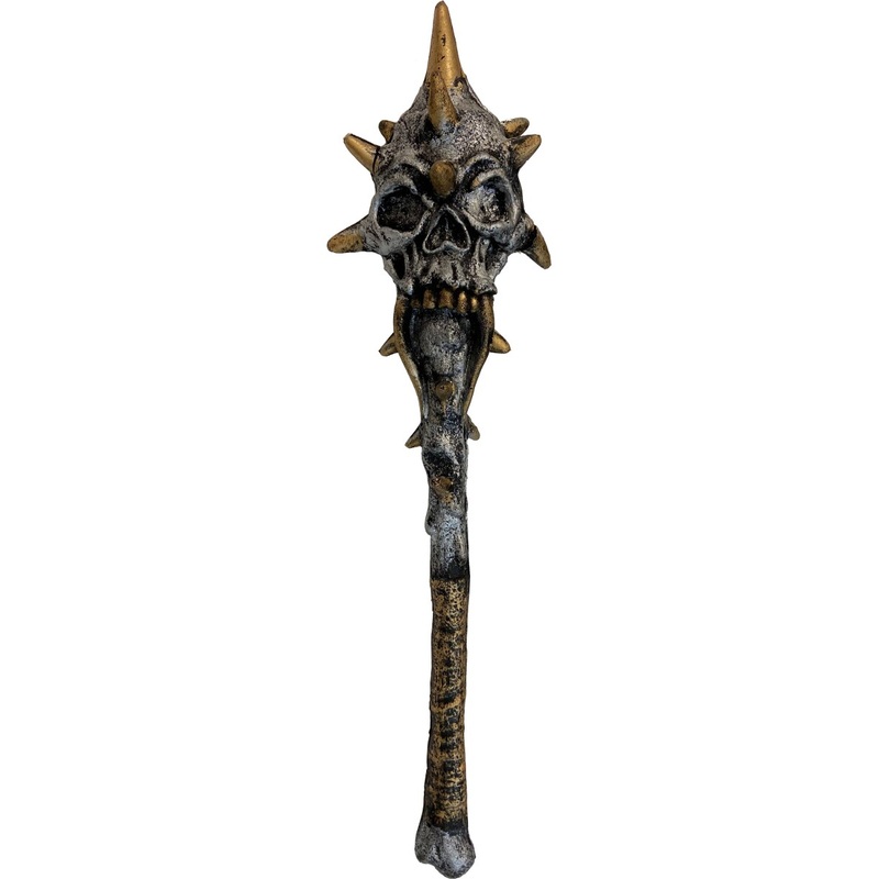 Barbarian Adventurer Spiked Combat Mace Club Costume Accessory