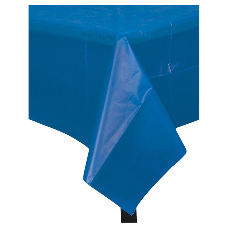 Blue Birthday Halloween Party Decoration Plastic Table Cloth Cover