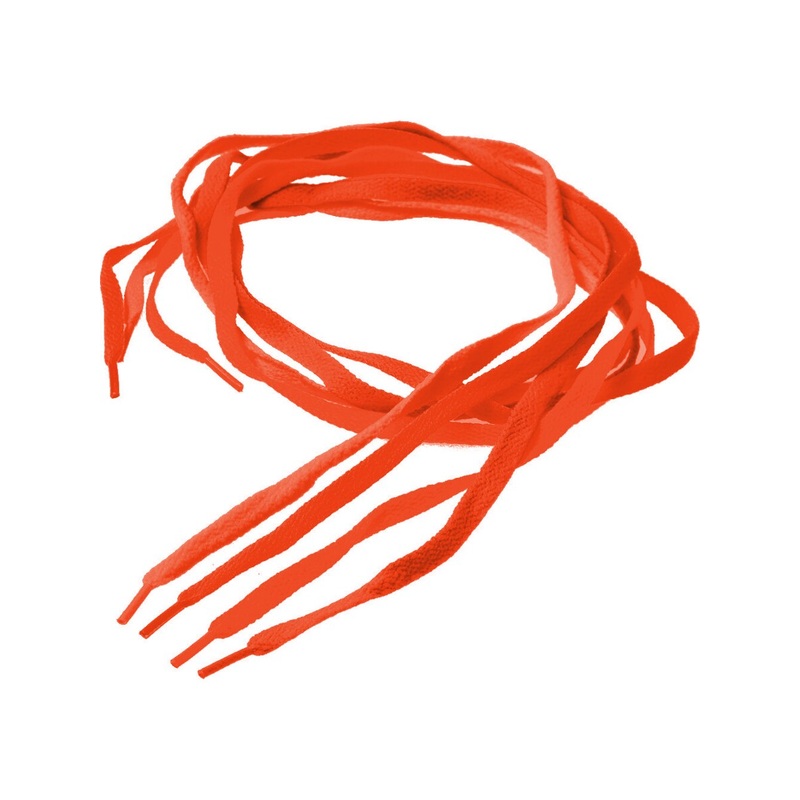 Bright Neon Orange 38″ Retro 80s Rave Costume Shoe Laces