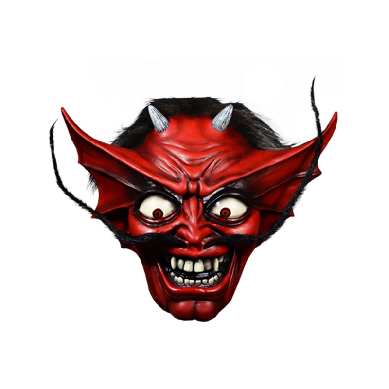 Iron Maiden Number Of The Beast Devil Mask Costume Accessory
