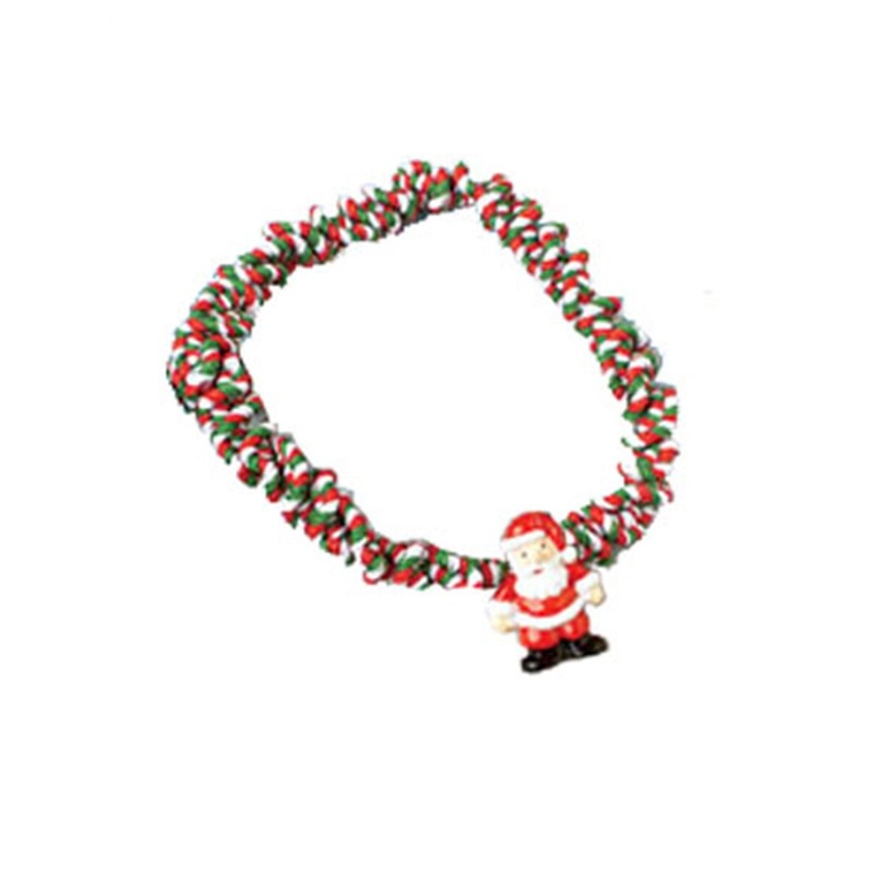 New 7″ Elastic Santa Claus Christmas Choker Necklace
