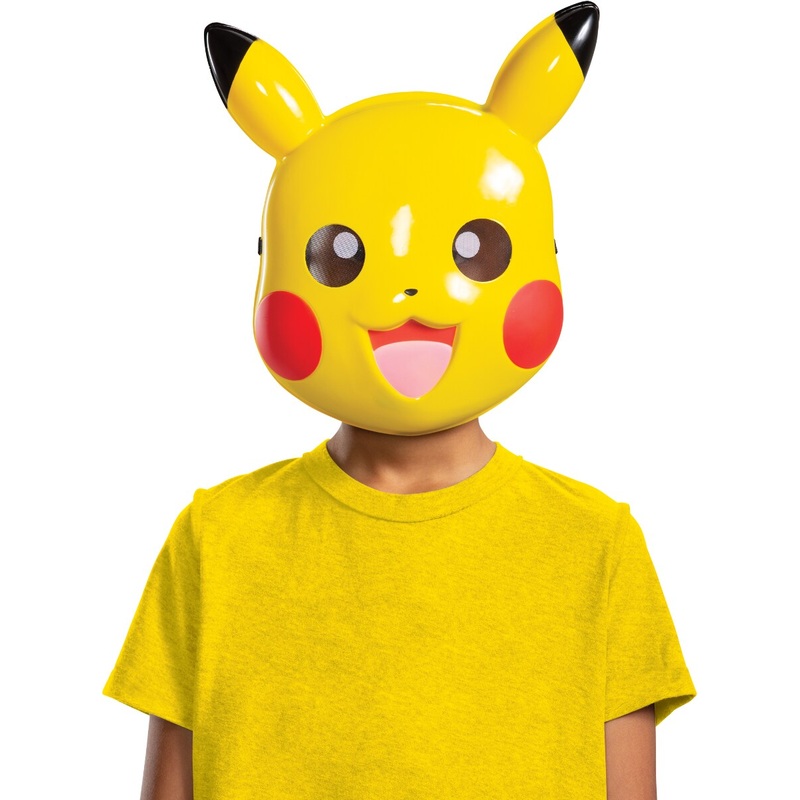 Pokemon Pikachu 1/2 Mask Costume Accessory