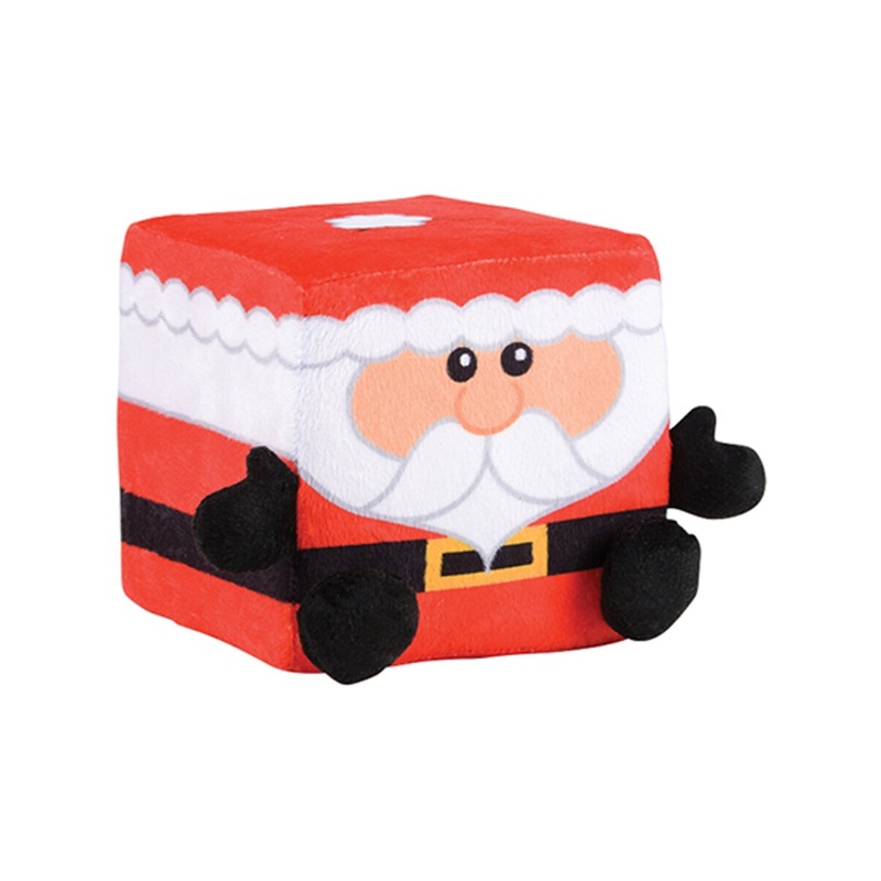 Santa Claus Christmas Winter Season Cube Figure QUBZ Decoration 4.5″x4.5″