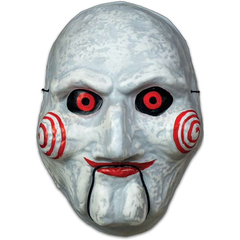 Saw Billy The Puppet Vacuform Mask Costume Accessory