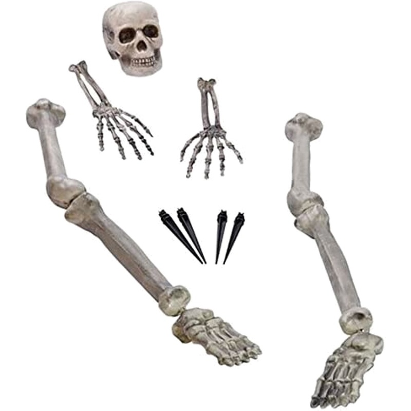 9 Piece Skeleton Groundbreaker Yard Ground Decoration