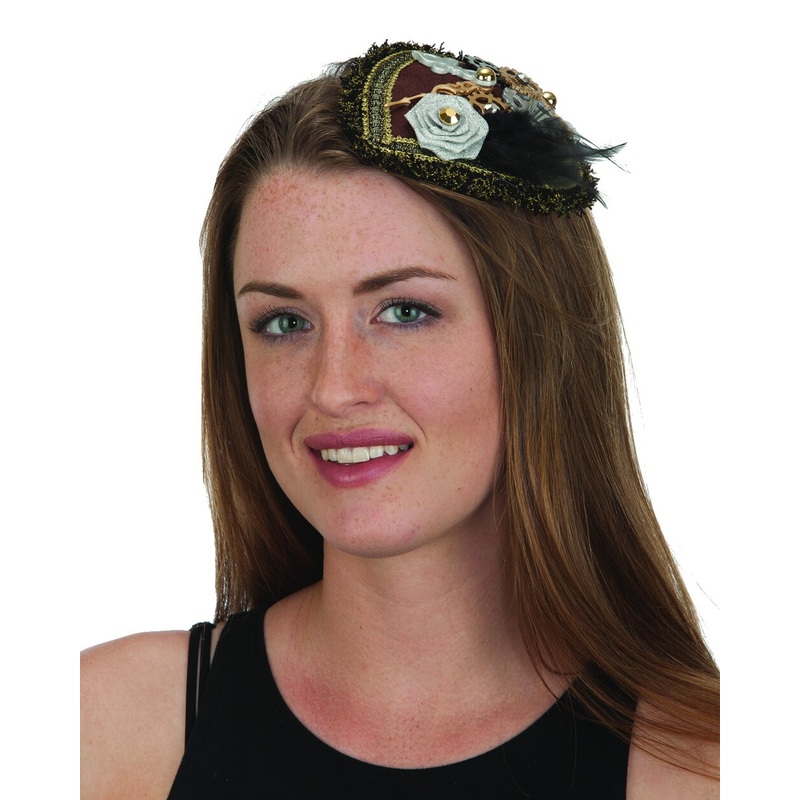 Adult Steampunk Western Wild West Vintage Hair Clip Headpiece Costume Accessory