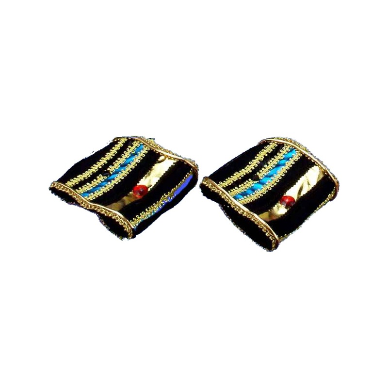 Adults Egyptian Pharoah Wrist Bands Costume Accessory