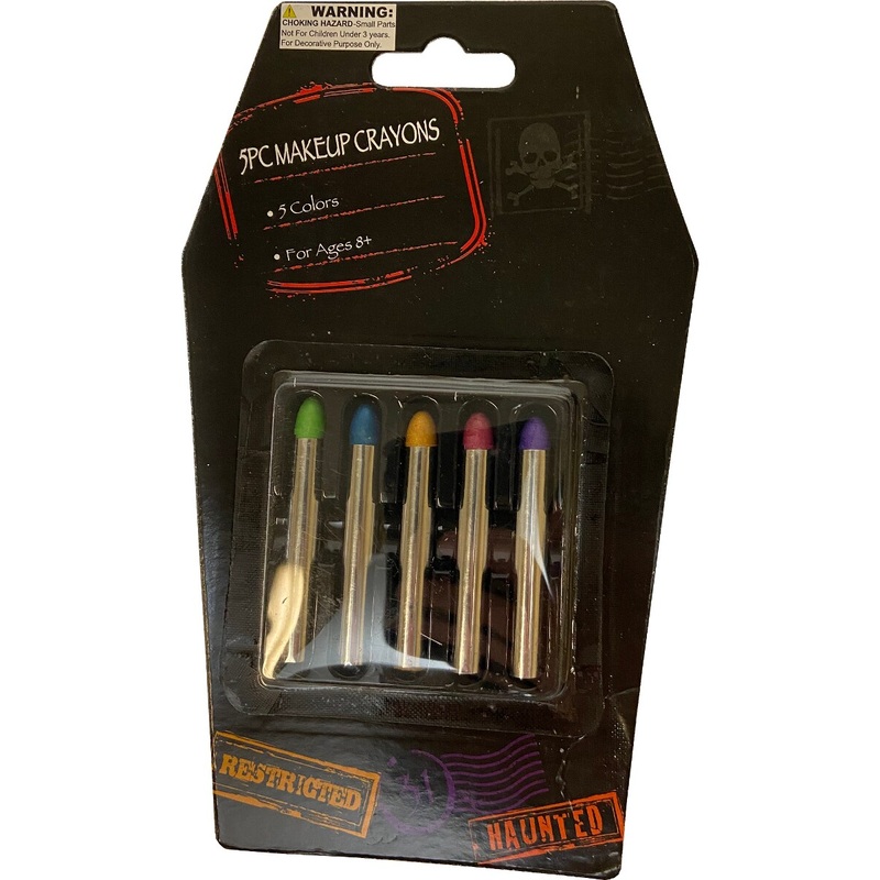Assorted Pearl Colors Makeup Crayon Set Costume Accessory