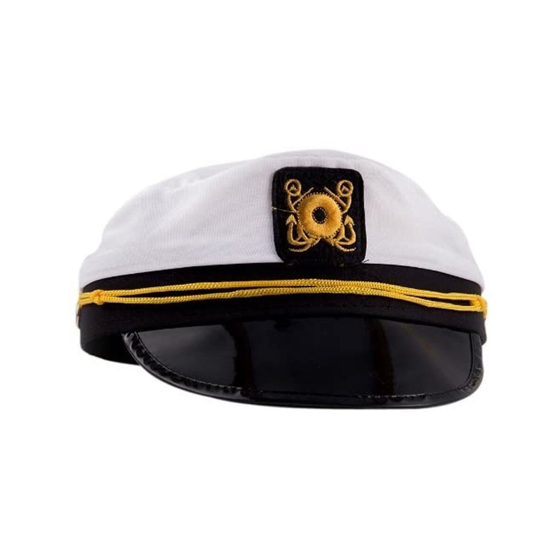 Captain Yacht Boat Sailing Hat Costume Accessory
