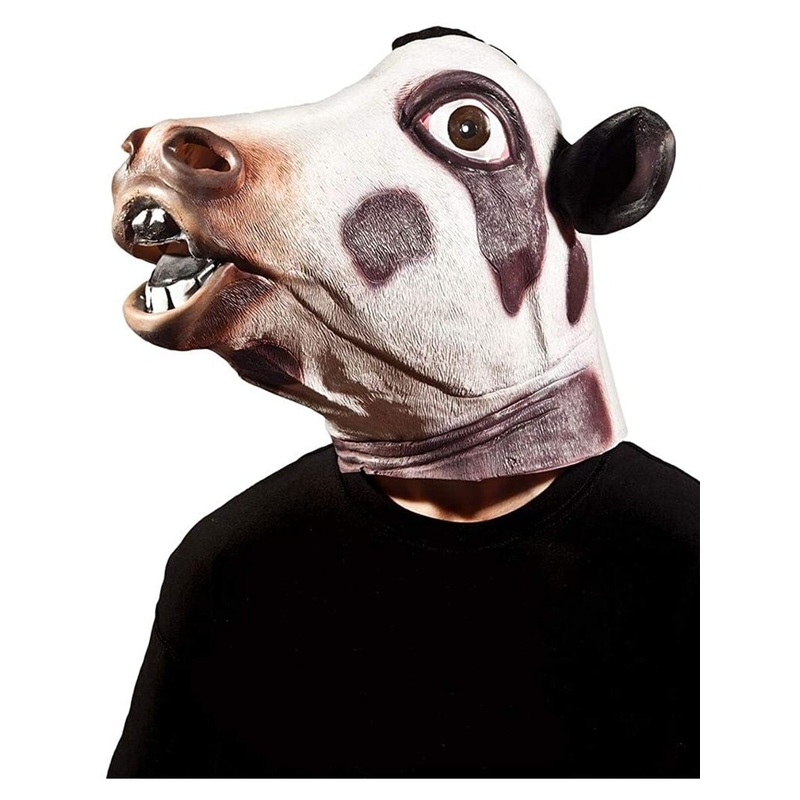 Farm Animal Cow Mask Costume Accessory