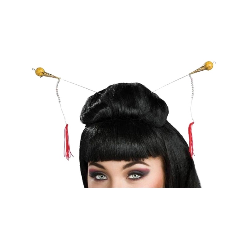 Geisha Girl China Japanese Asian Lady Hair Costume Accessory Chopsticks