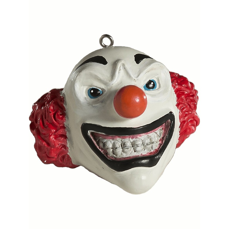 HorrorNaments Clownhead Christmas Tree Ornament Decoration