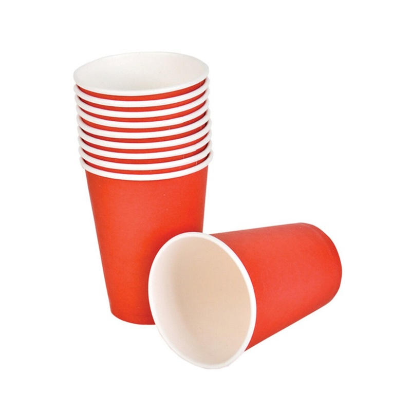 Lot 25 New Red Birthday Party Paper Beer Beverage Drinking 9oz Cup