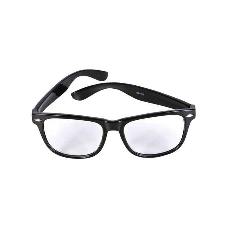 Nerd Geek 50s Buddy Clear Lens Clark Kent Librarian Costume Glasses