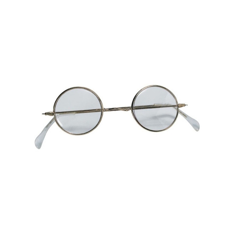 Round Metal Santa Claus Costume Mrs Claus Glasses
