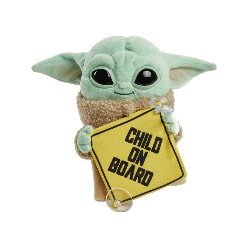 Star Wars Mandalorian The Child Grogu Baby On Board Plush Sign