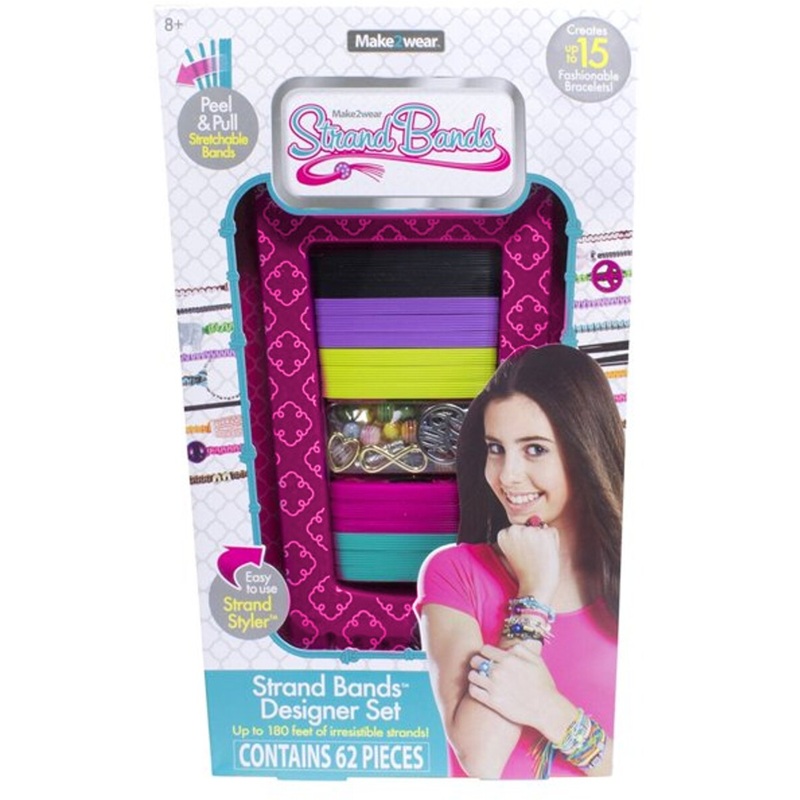 Strand Bands Designer Set Make2Wear Strand Styler Goth Girl Pink