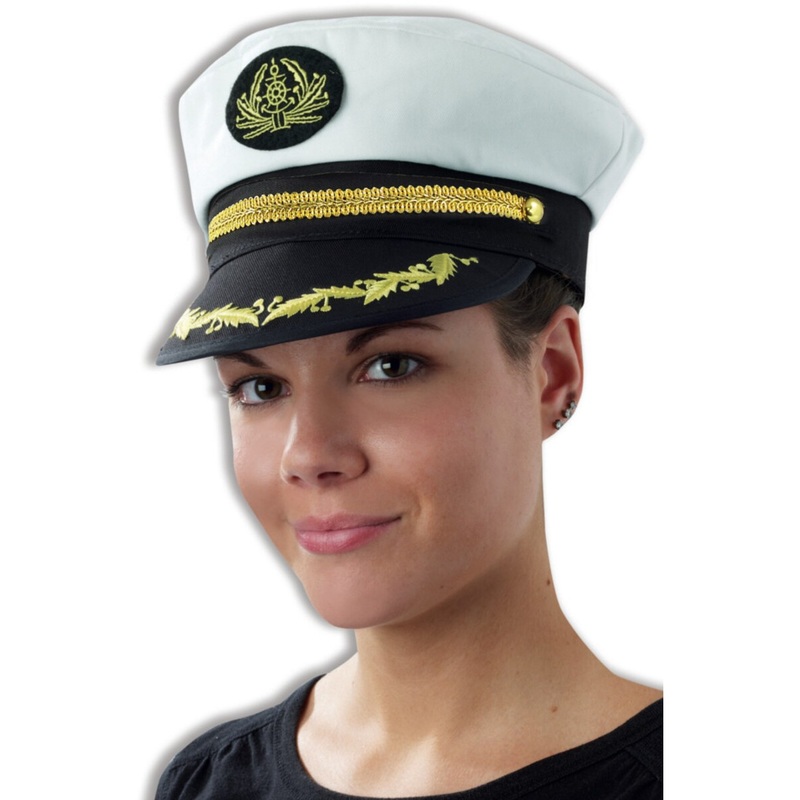 Swirl Trim Yacht Boat Captain Sailing Fishing Hat Cap