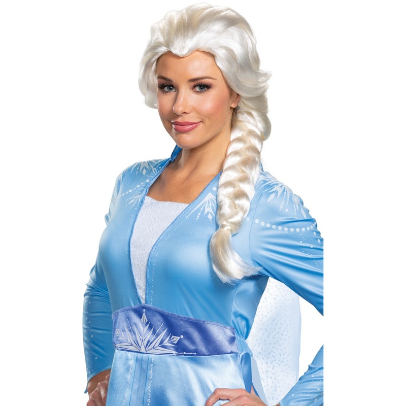 Womens Frozen 2 Elsa Wig Costume Accessory