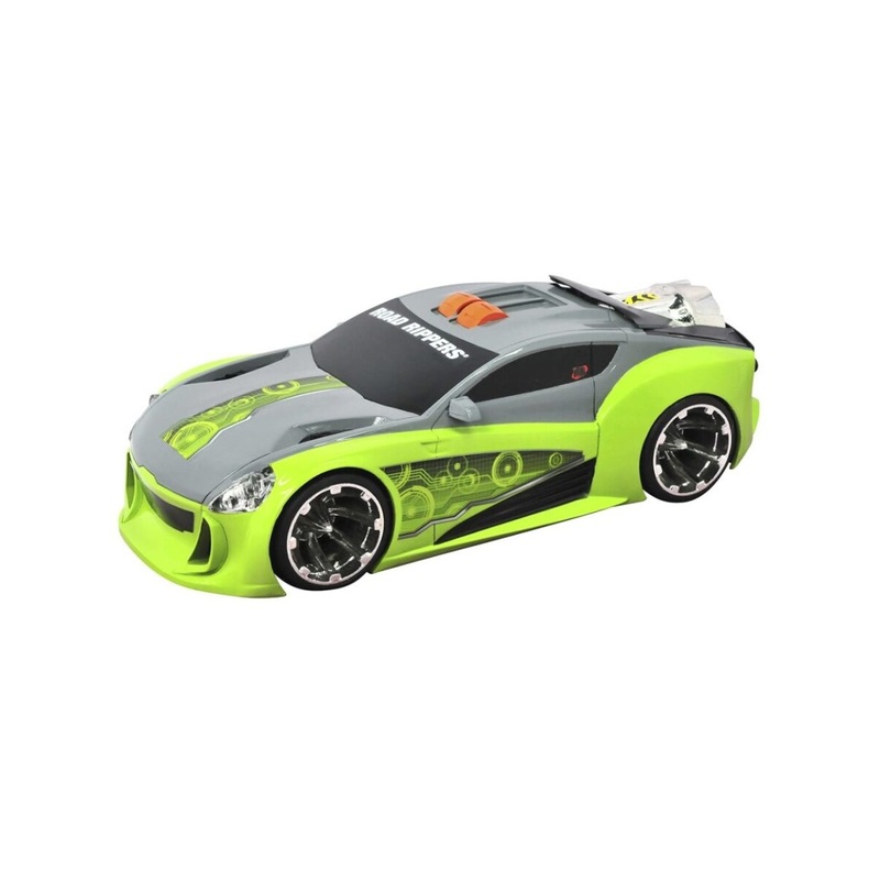 Yellow And Green Toy State Road Rippers Electronic Car Maximum Boost
