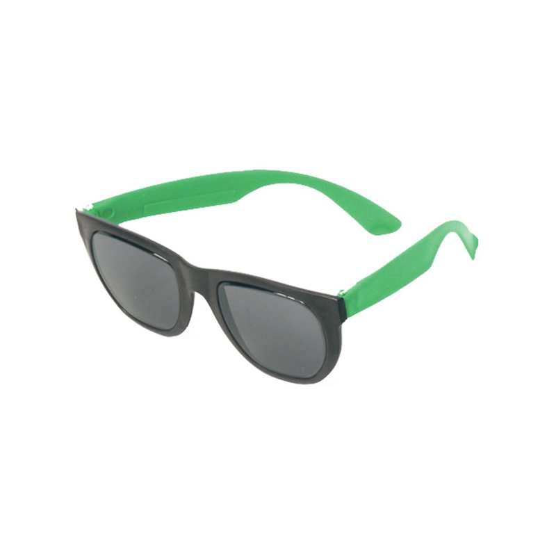 1 Pair Green Tourist Rubber Sunglasses Party Favors 80s Costume Accessory