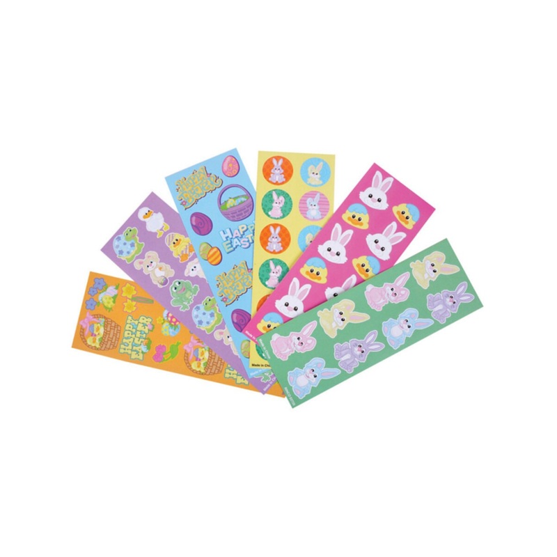 100 Stickers Easter Assortment Holiday Classic Character Sticker Sheets