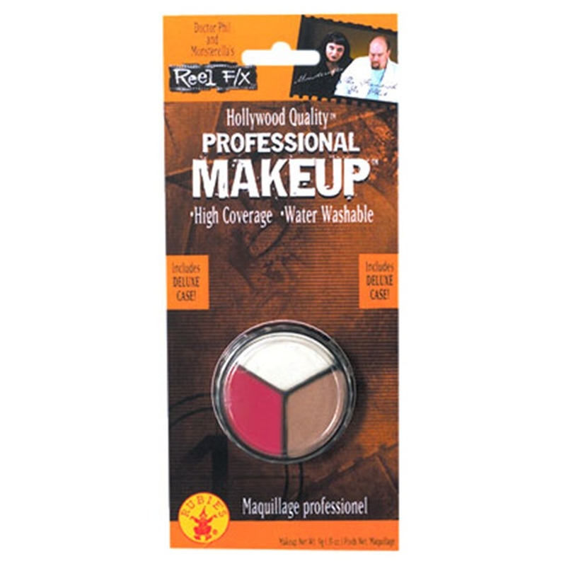 3 Color Water Washable Costume Makeup White Flesh Red