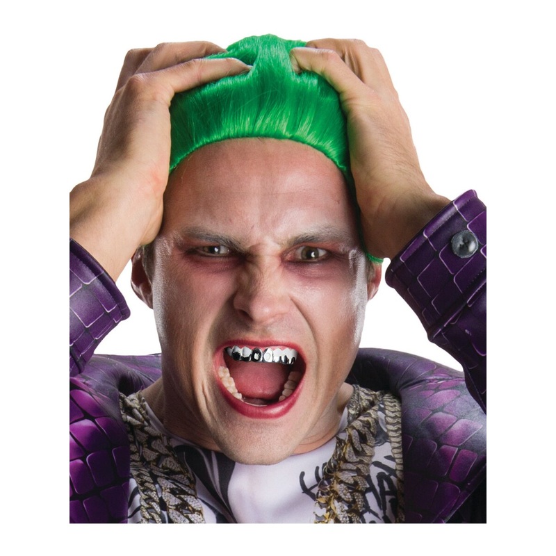 Adults Suicide Squad Super Villain Joker Teeth Costume Accessory