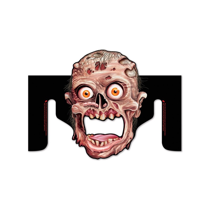Creepy Scary Spooky Zombie Bathroom Toilet Paper Dispenser Decoration