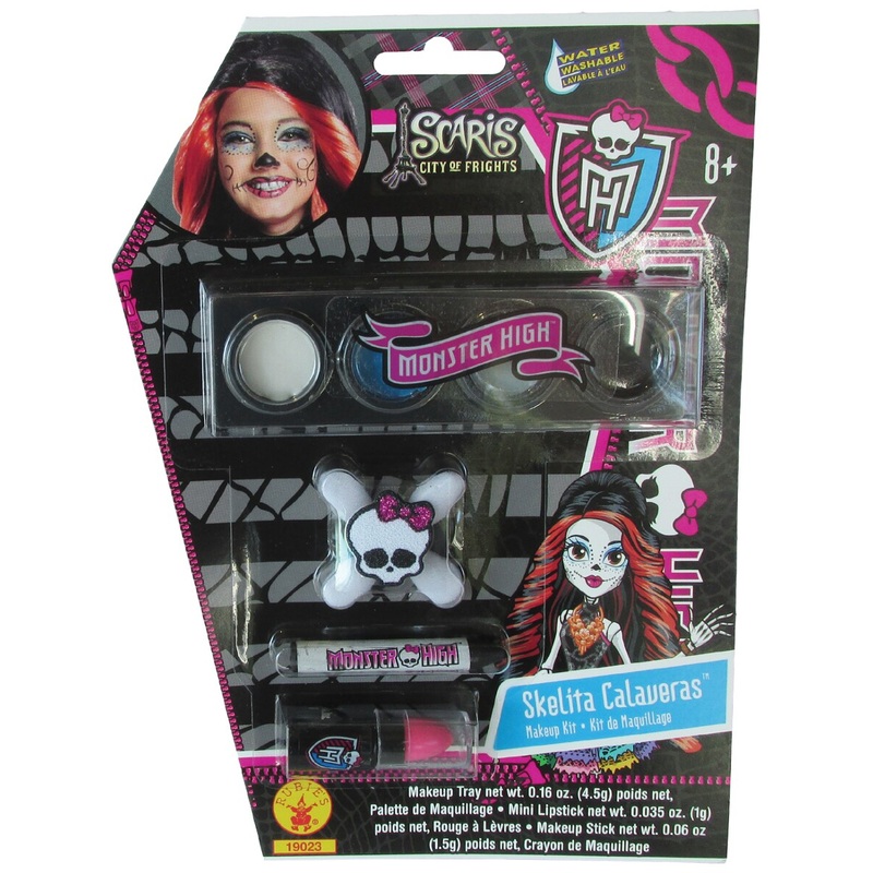 Deluxe Monster High Skelita Calaveras Costume Accessory Makeup Kit