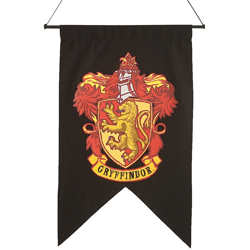 Discontinued Harry Potter Rare Gryffindor Banner Flag