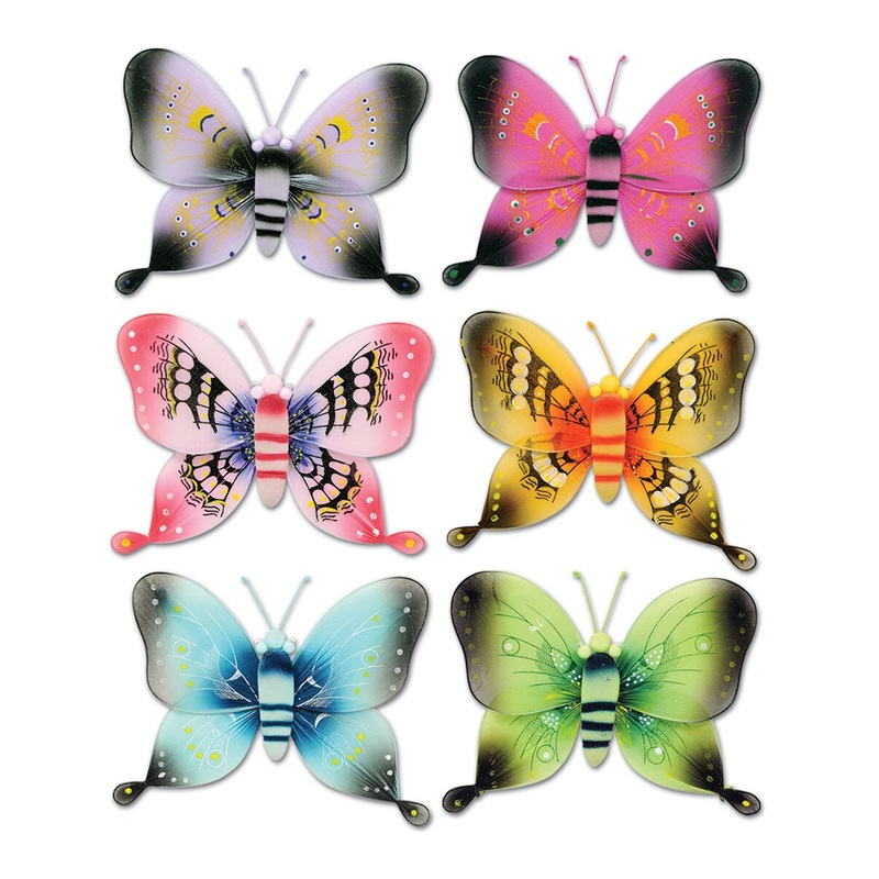 Majestic Spring Butterfly Wind Spinner Hangers Danglers Decoration