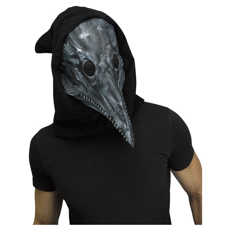Plague Doctor Mask Gray Costume Accessory