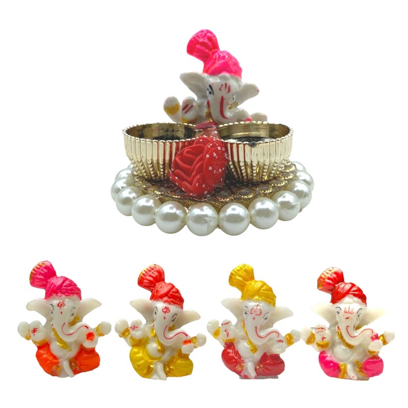 Bulk Golu Favors, Ganesh Kumkum Holder, Thamboolam, Pooja Favor, Diwali Gift, Diwali Favor, Deewali Decor, Haldikumkum Plate, Pooja Return