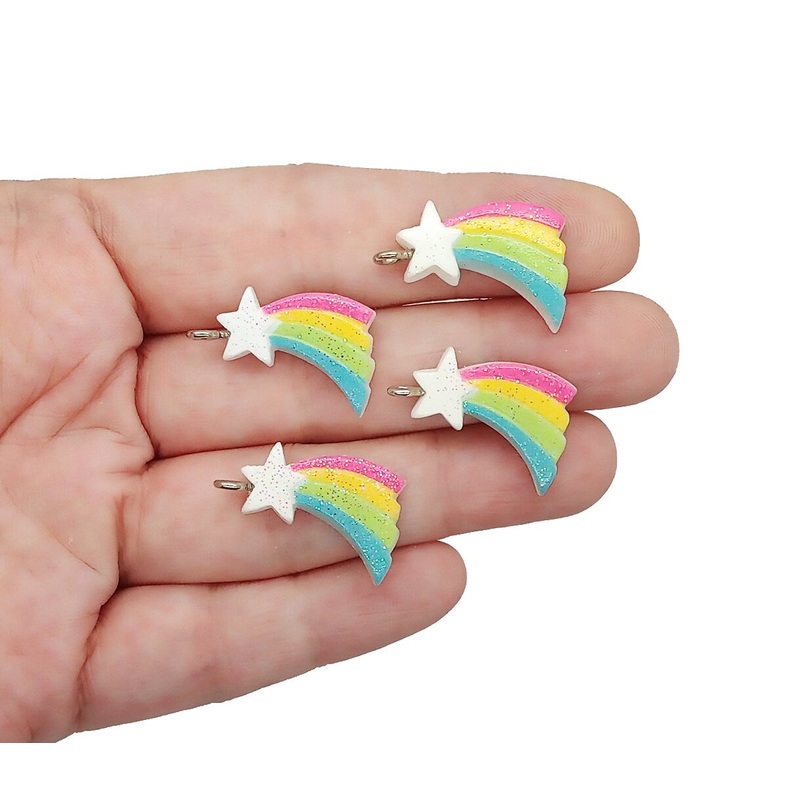 Small Rainbow Charm, 4pc Set, Adorabilities